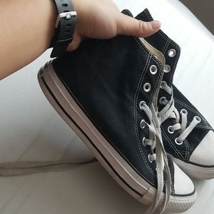 Black high top Converse